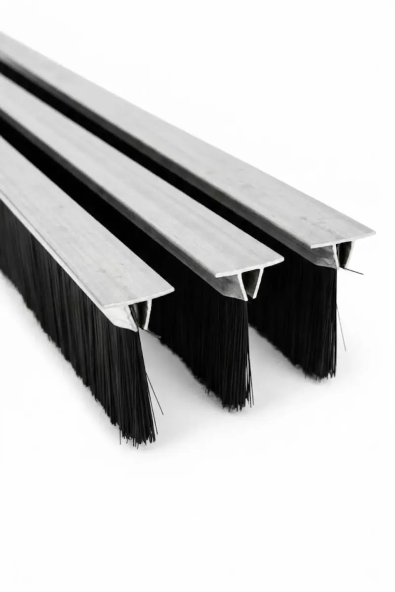 T tipi alüminyum kapı altı fırçası, 100 cm uzunluk ve 30 mm kıl boyu, 3’lü paket