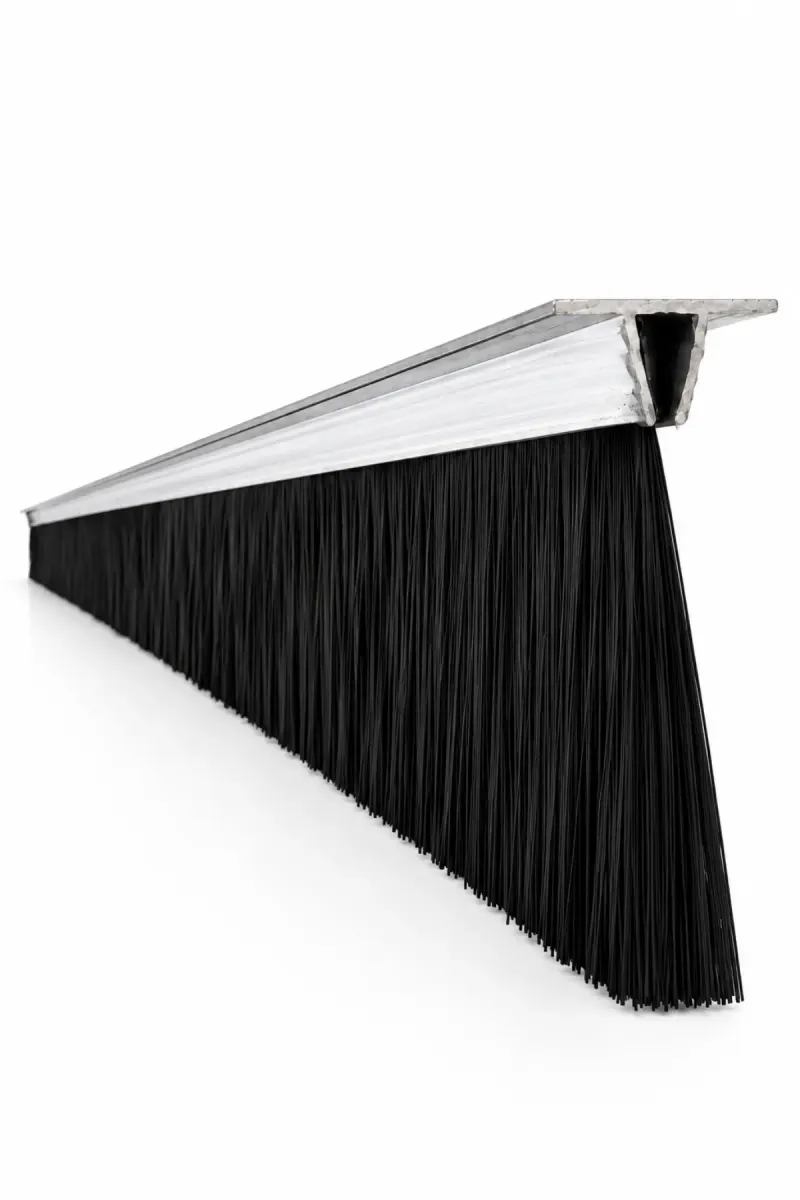 100 cm T tipi alüminyum kapı altı fırçası, 100 mm kıl boyu