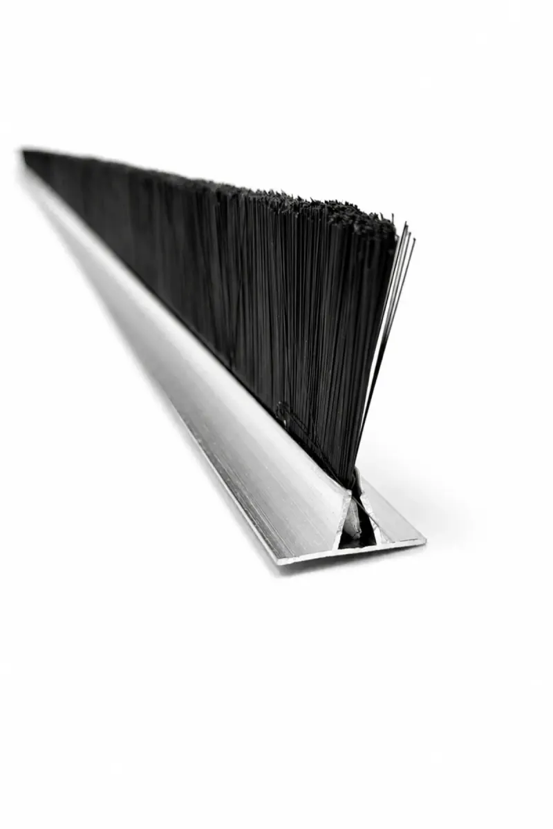 100 cm T tipi alüminyum kapı altı fırçası, 30 mm kıl boyu