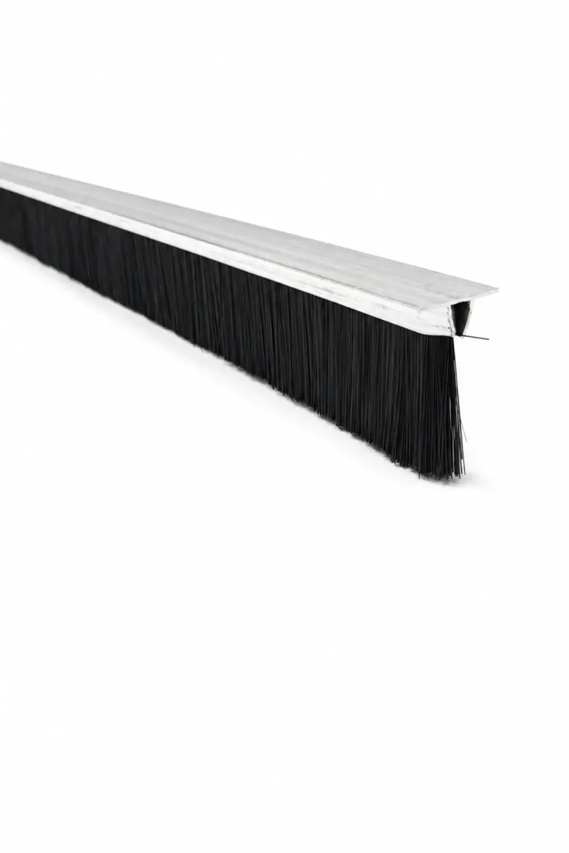 100 cm T tipi alüminyum kapı altı fırçası, 30 mm kıl boyu