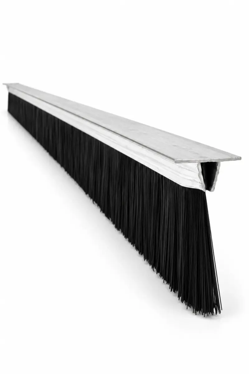 100 cm T tipi alüminyum kapı altı fırçası, 50 mm kıl boyu