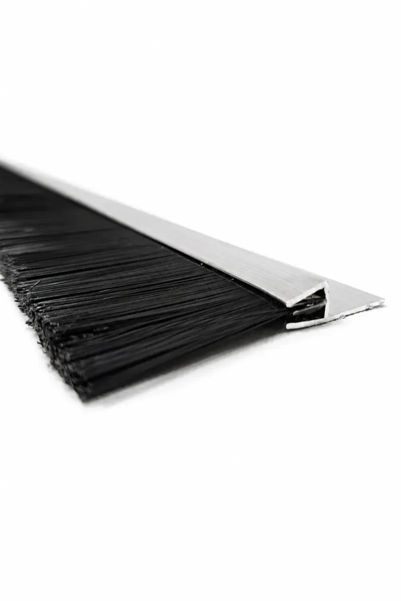 100 cm h tipi alüminyum kapı altı fırçası, 30 mm kıl boyu
