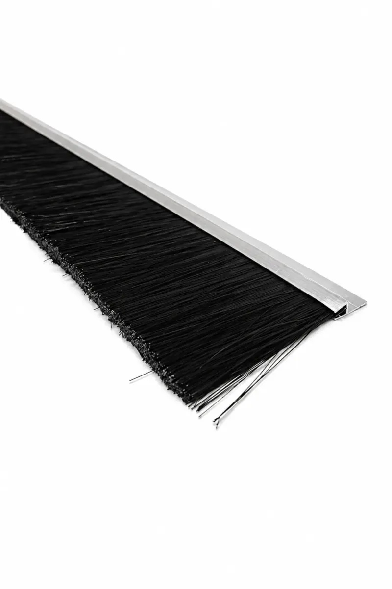 100 cm h tipi alüminyum kapı altı fırçası, 50 mm kıl boyu