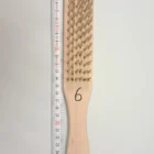 Ahşap saplı çelik tel fırçası No: 6, tek ürün