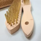 Ahşap saplı çelik tel fırçası No: 5, 6 adetlik paket