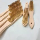 Ahşap saplı çelik tel fırçası No: 6, 6 adetlik paket