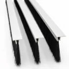 F tipi alüminyum kapı altı fırçası, 100 cm uzunluk ve 80 mm kıl boyu, 3’lü paket