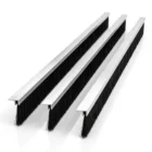 Alüminyum F Tipi Kapı Altı Fırçası 100 cm 90 mm Kıl Boyu 3'lü Paket 1 F tipi alüminyum kapı altı fırçası, 100 cm uzunluk ve 90 mm kıl boyu, 3’lü paket