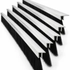 F tipi alüminyum kapı altı fırçası, 100 cm uzunluk ve 60 mm kıl boyu, 5’li paket