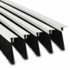 F tipi alüminyum kapı altı fırçası, 100 cm uzunluk ve 70 mm kıl boyu, 5’li paket