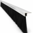 Alüminyum F Tipi Kapı Altı Fırçası 100 cm 50 mm Kıl Boyu 5'li Paket 2 100 cm F tipi alüminyum kapı altı fırçası, 50 mm kıl boyu