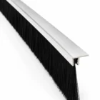 100 cm F tipi alüminyum kapı altı fırçası, 60 mm kıl boyu