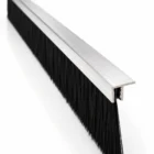100 cm F tipi alüminyum kapı altı fırçası, 80 mm kıl boyu