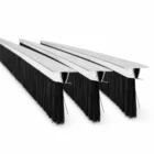 T tipi alüminyum kapı altı fırçası, 100 cm uzunluk ve 40 mm kıl boyu, 3’lü paket