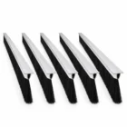 T tipi alüminyum kapı altı fırçası, 100 cm uzunluk ve 60 mm kıl boyu, 5’li paket