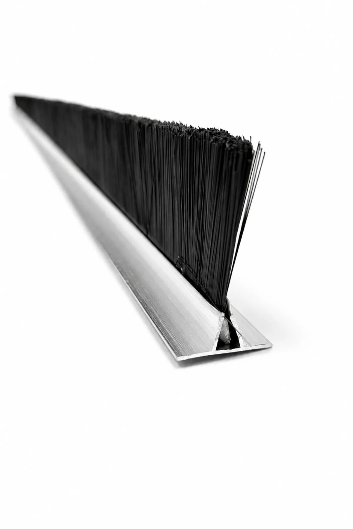 100 cm T tipi alüminyum kapı altı fırçası, 30 mm kıl boyu