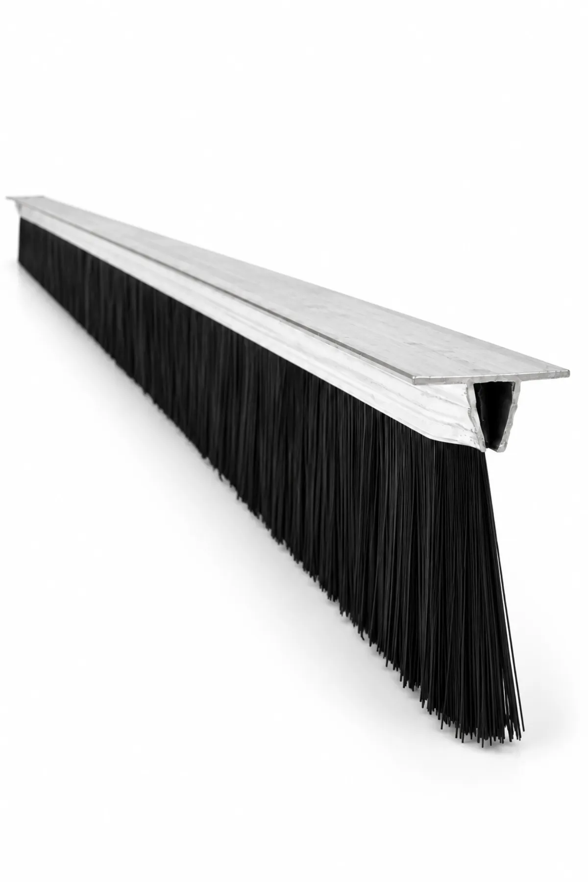 100 cm T tipi alüminyum kapı altı fırçası, 50 mm kıl boyu