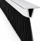 Alüminyum T Tipi Kapı Altı Fırçası 100 cm 60 mm Kıl Boyu 3'lü Paket 2 100 cm T tipi alüminyum kapı altı fırçası, 60 mm kıl boyu