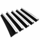 h tipi alüminyum kapı altı fırçası, 100 cm uzunluk ve 60 mm kıl boyu, 5’li paket