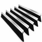 Alüminyum h Tipi Kapı Altı Fırçası 100 cm 80 mm Kıl Boyu 5'li Paket 1 h tipi alüminyum kapı altı fırçası, 100 cm uzunluk ve 80 mm kıl boyu, 5’li paket