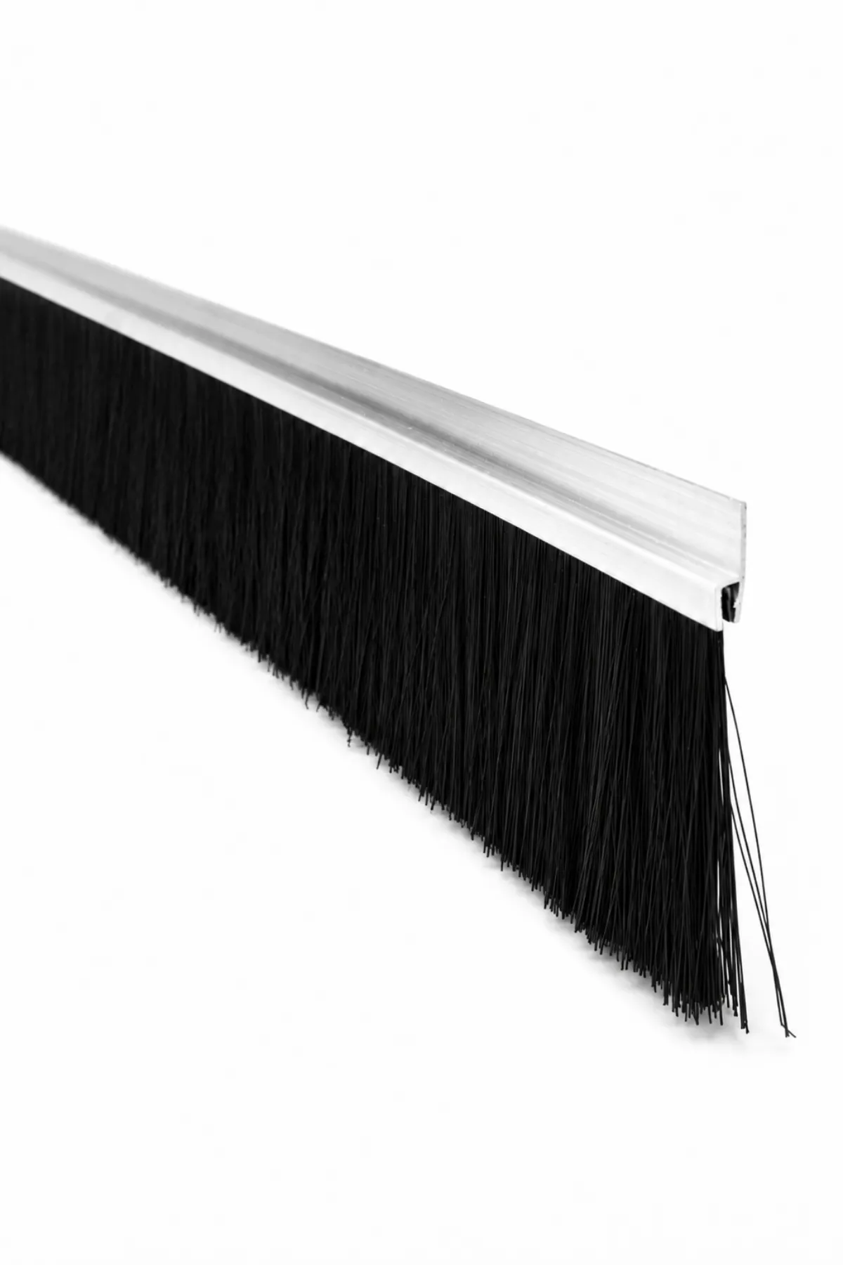 100 cm h tipi alüminyum kapı altı fırçası, 40 mm kıl boyu