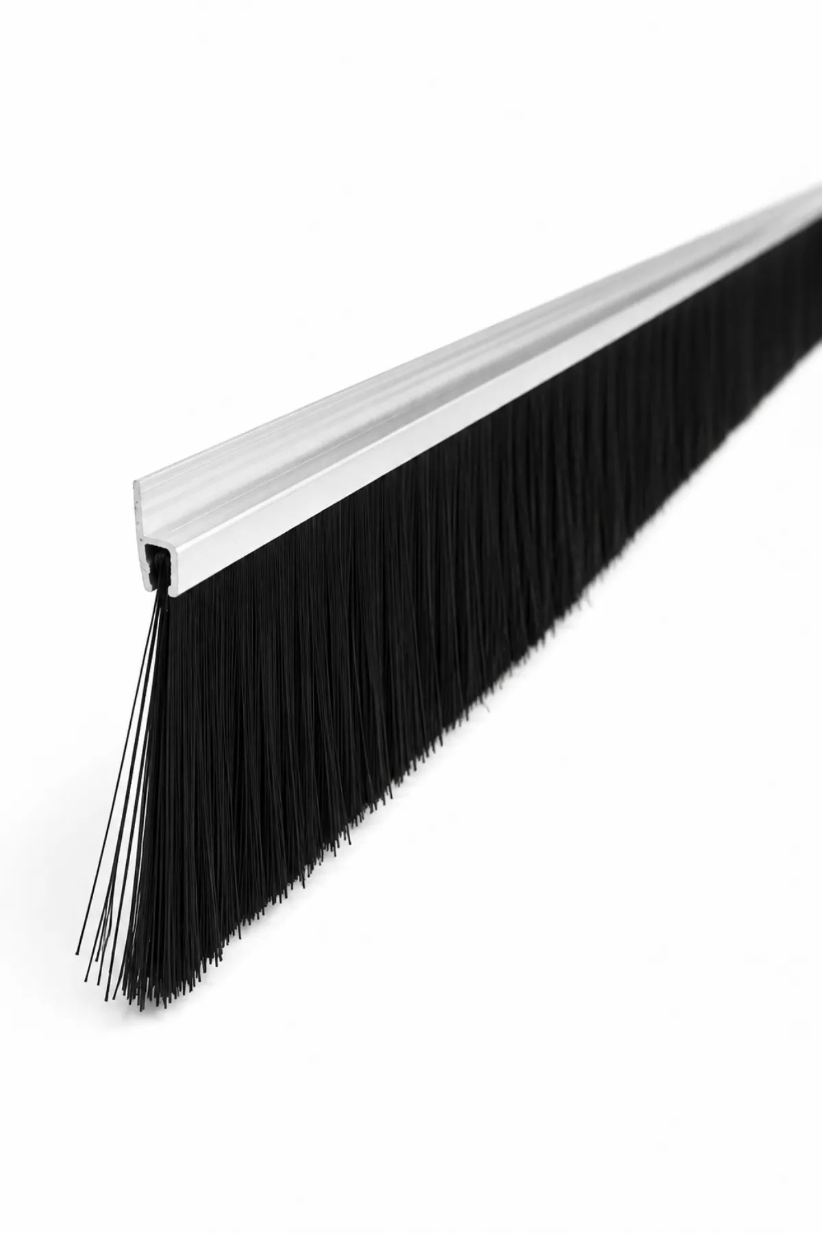 100 cm h tipi alüminyum kapı altı fırçası, 40 mm kıl boyu