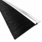Alüminyum h Tipi Kapı Altı Fırçası 100 cm 60 mm Kıl Boyu 1 100 cm h tipi alüminyum kapı altı fırçası, 60 mm kıl boyu
