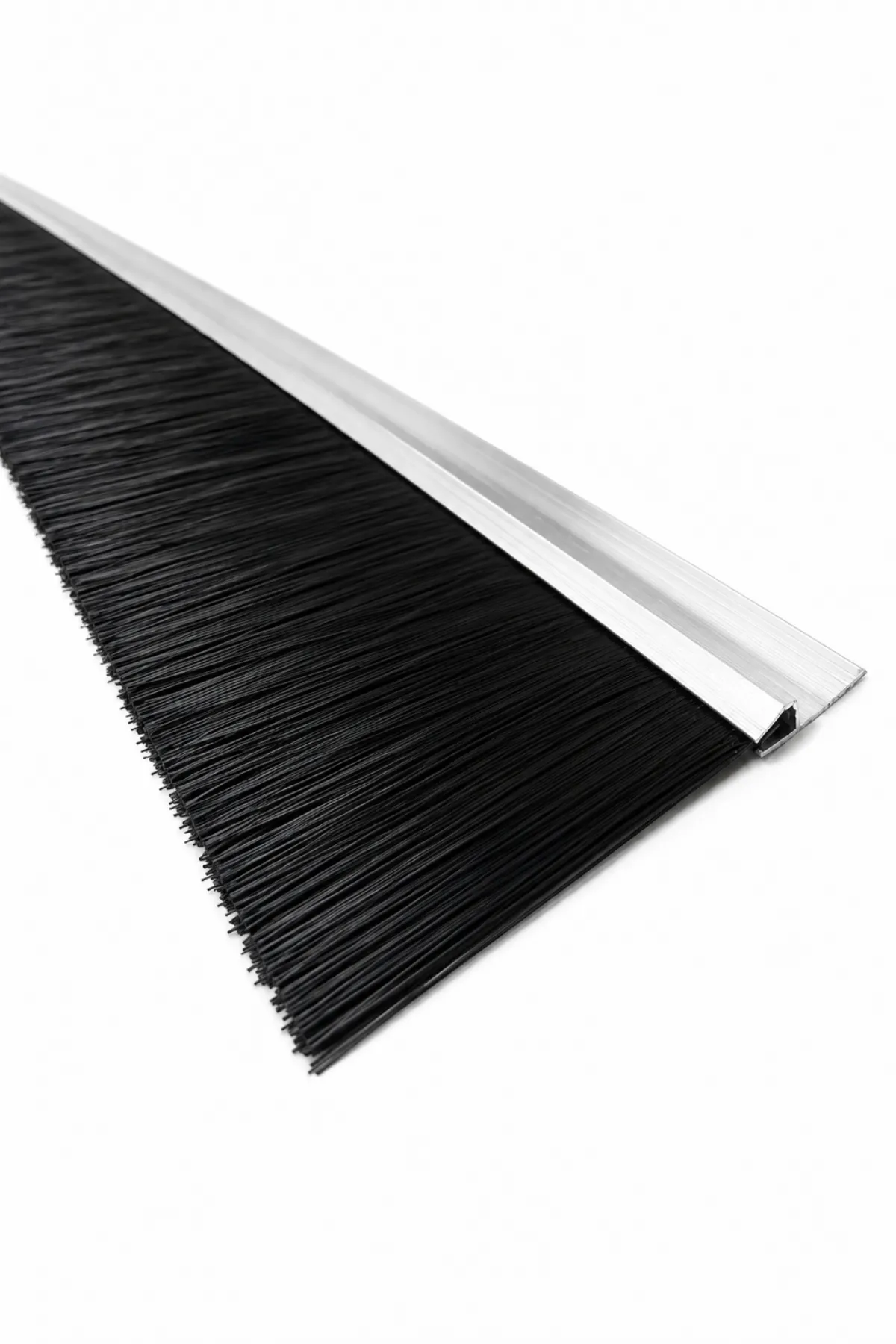 100 cm h tipi alüminyum kapı altı fırçası, 60 mm kıl boyu