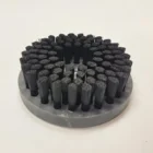 100 mm çapında siyah koltuk yıkama fırçası, 25 mm kıllı ürün