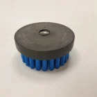 Koltuk Yıkama Fırçası 100 mm Çap 0,30 mm Orta Sert Kıl Mavi 2 100 mm çapında mavi koltuk yıkama fırçası, 30 mm kıllı ürün