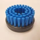 Koltuk Yıkama Fırçası 100 mm Çap 0,30 mm Orta Sert Kıl Mavi 3 Koltuk temizliği için mavi fırça, 100 mm çap ve 30 mm kıl boyu