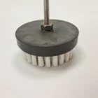 Beyaz koltuk yıkama fırçası, 100 mm çap ve 40 mm kıl boyu