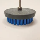 Mavi koltuk yıkama fırçası, 120 mm çap ve 30 mm kıl boyu