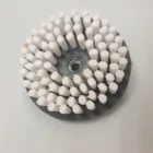120 mm çapında beyaz koltuk yıkama fırçası, 40 mm kıllı ürün